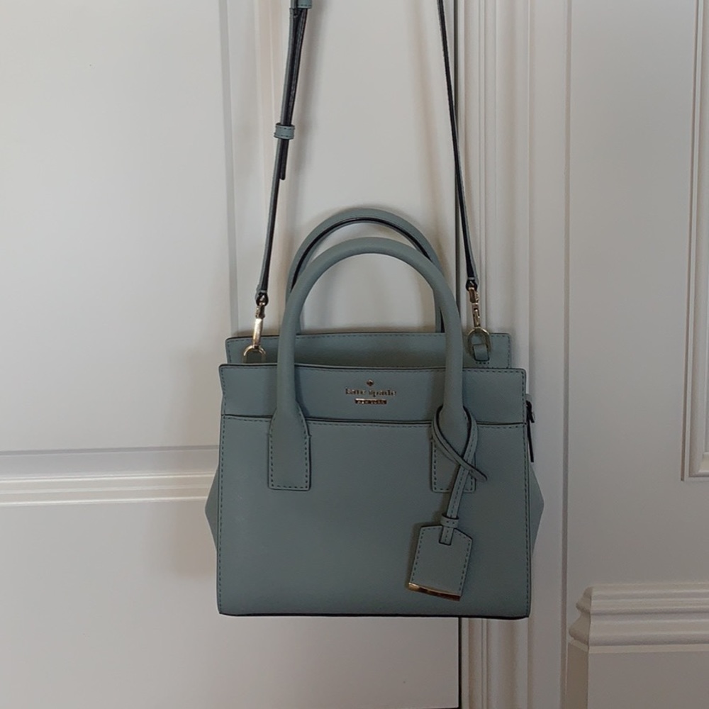 Kate Spade blue small satchel bag